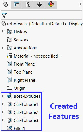درخت طراحی در رابط کاربری نرم افزار سالیدورک